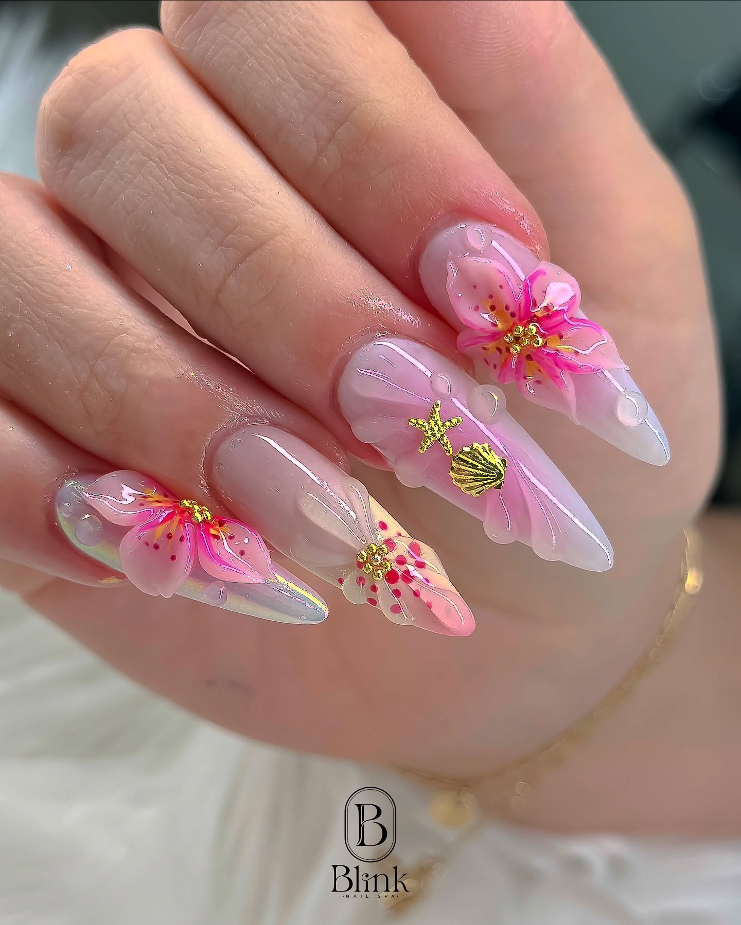 Expert Nail care and Creative Nail Design by licensed nail technicians at Blink Nail Spa Hot Springs